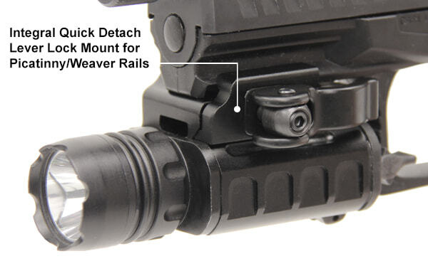 UTG Lampe de poche LED de combat 400 lumens - BK