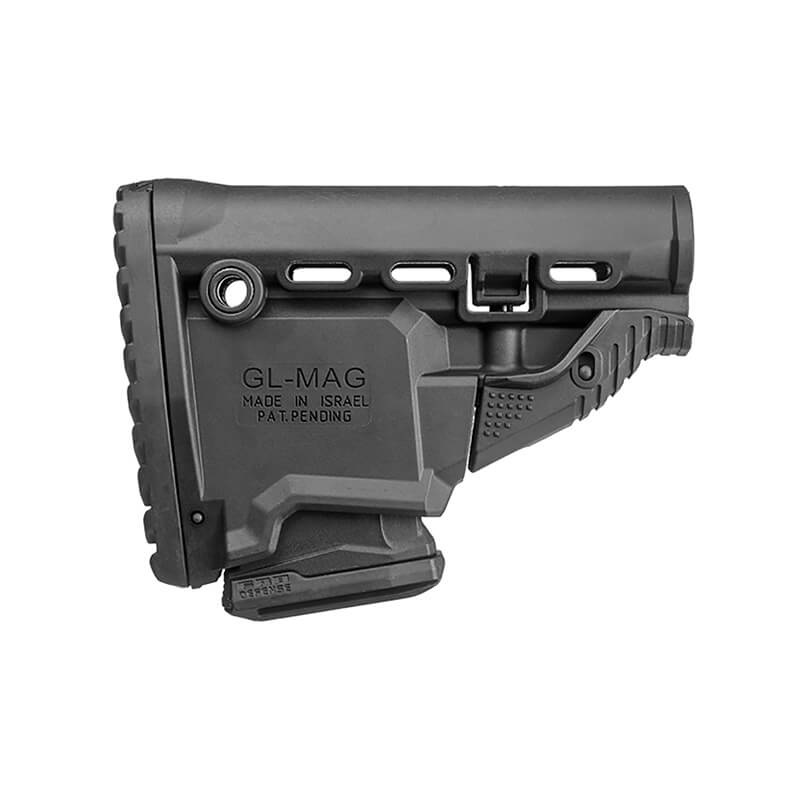 FAB Defense GL-MAG M4 'Survival' Buttstock w/ 'Built-in' Mag Carrier - BK