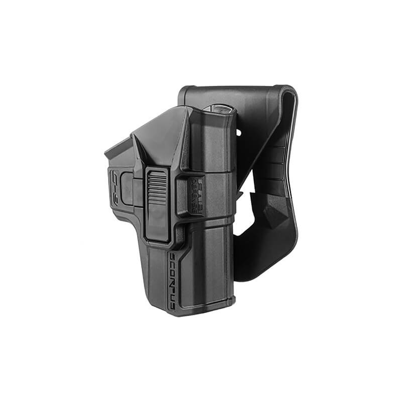 FAB Defense Funda de retención Scorpus MX Level 2 Glock - derecha - BK