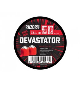 RazorGun Billes en acier cal .50 Steel Core Devastator pour HDR50 - 60 pièces