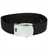 Mil-Tec Trouser belt US with metal buckle - BK