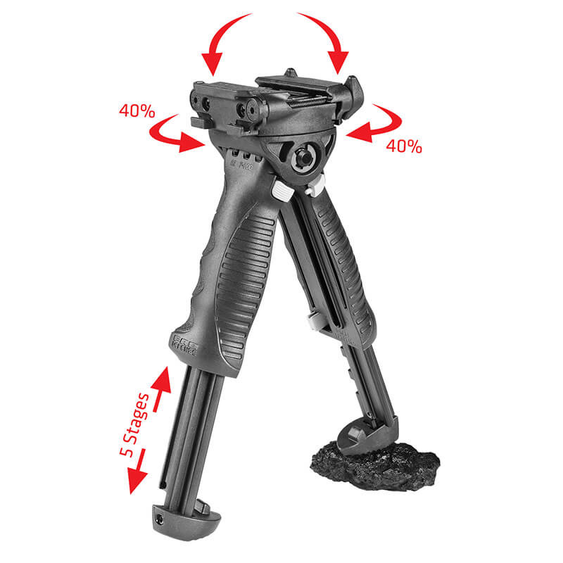 FAB Defense T-POD G2 impugnatura tattica rotante e bipiede