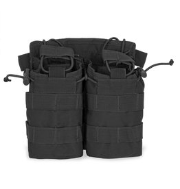 Mil-Tec Magazine pouch OPEN TOP Double - BK