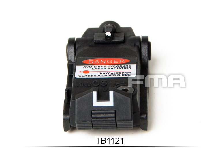 FMA Mira laser vermelha de montagem baixa Glock - BK