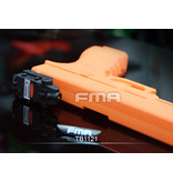 FMA Mira laser vermelha de montagem baixa Glock - BK