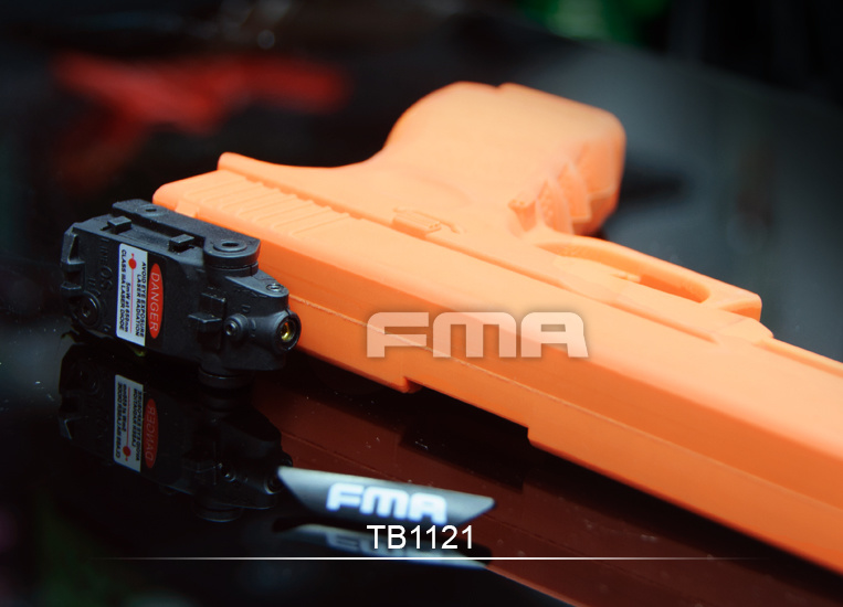 FMA Glock Low Mount Red Laser Sight - BK