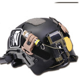 Nextorch Suporte do kit tático Glo Toob Molle / PALS / Velcro - BK