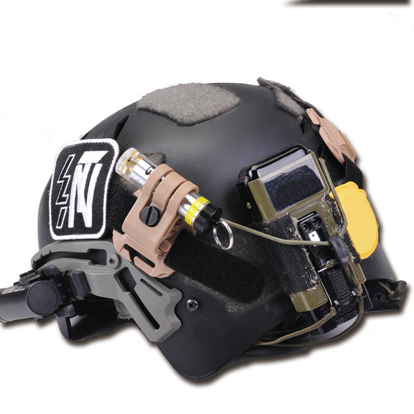 Nextorch Suporte do kit tático Glo Toob Molle / PALS / Velcro - BK