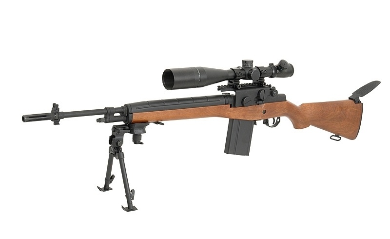 ASG Rifle scope 3,5-10x50E retículo cruzado iluminado - BK