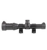 ASG 1-4x24 riflescope Mil-Dot illuminated reticle - BK