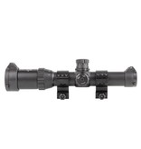 ASG Lunette de visée 1-4x24 Mil-Dot Illuminated Reticle - BK