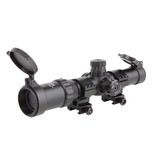 ASG Retículo iluminado Mil-Dot riflescópio 1-4x24 - BK