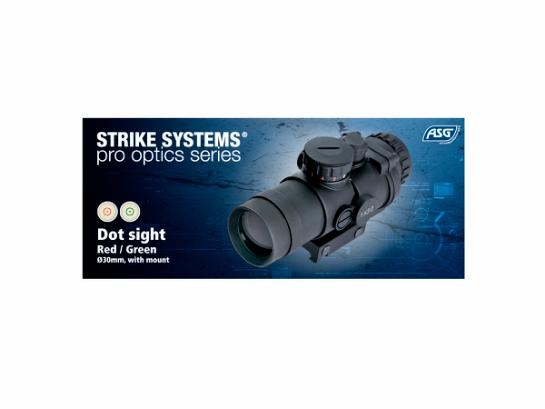 ASG Strike Sytems Pro 1x30 mm Red/Green Dot Sight - BK