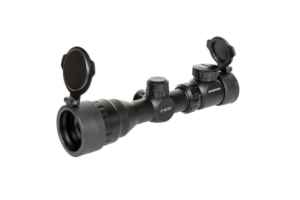VictOptics Rifle scope 2-6x32 SFP rangefinder illuminated - BK