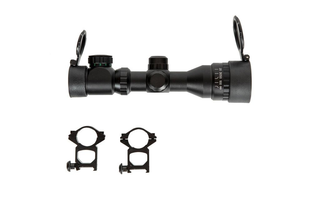 VictOptics Rifle scope 2-6x32 SFP rangefinder illuminated - BK