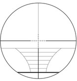 VictOptics Rifle scope 2-6x32 SFP rangefinder illuminated - BK