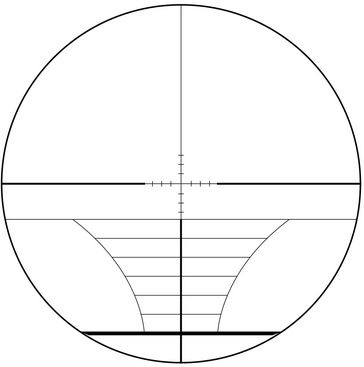 VictOptics Rifle scope 2-6x32 SFP rangefinder illuminated - BK