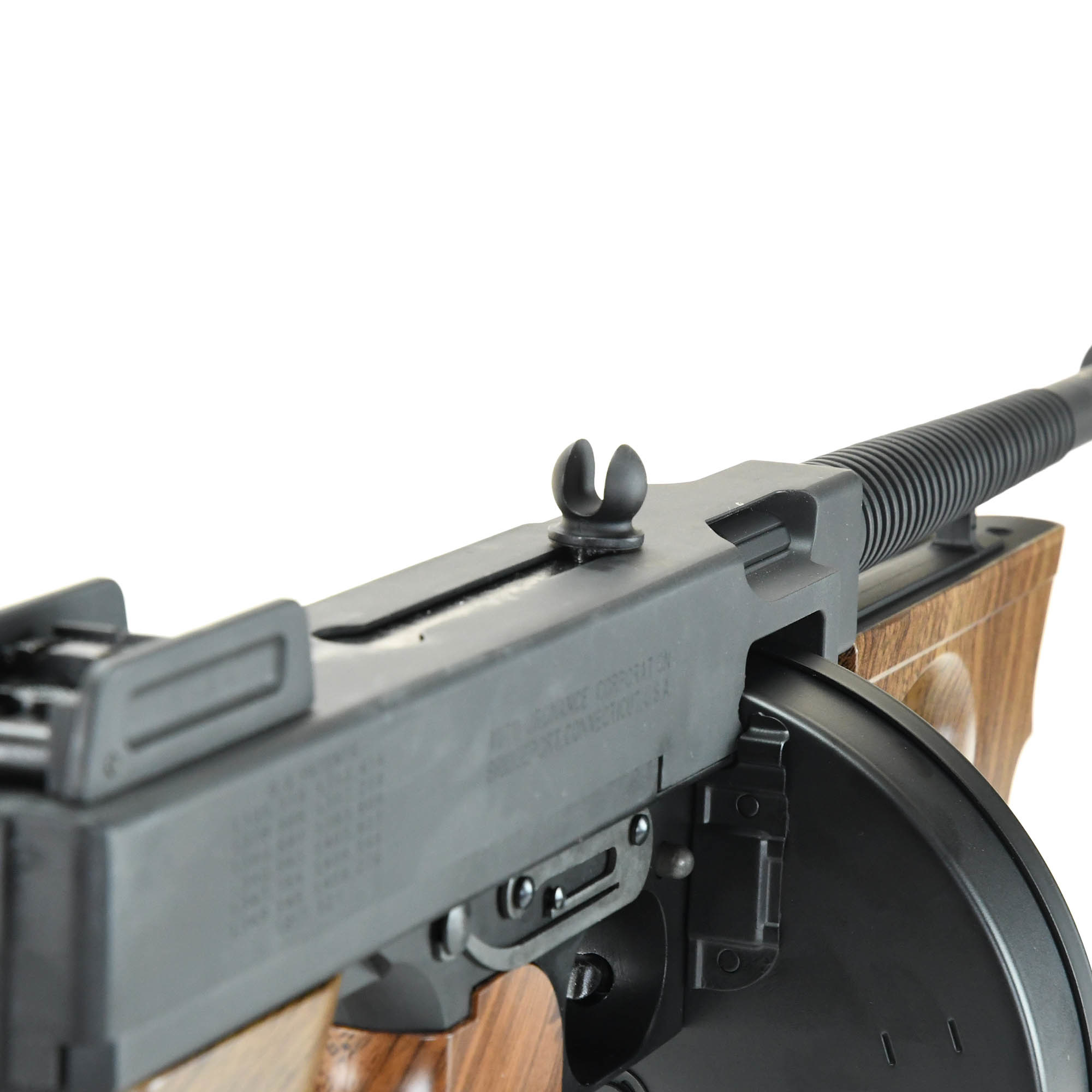 King Arms Thompson M1928 AEG 1.49 Joule - BK/Wooden optic