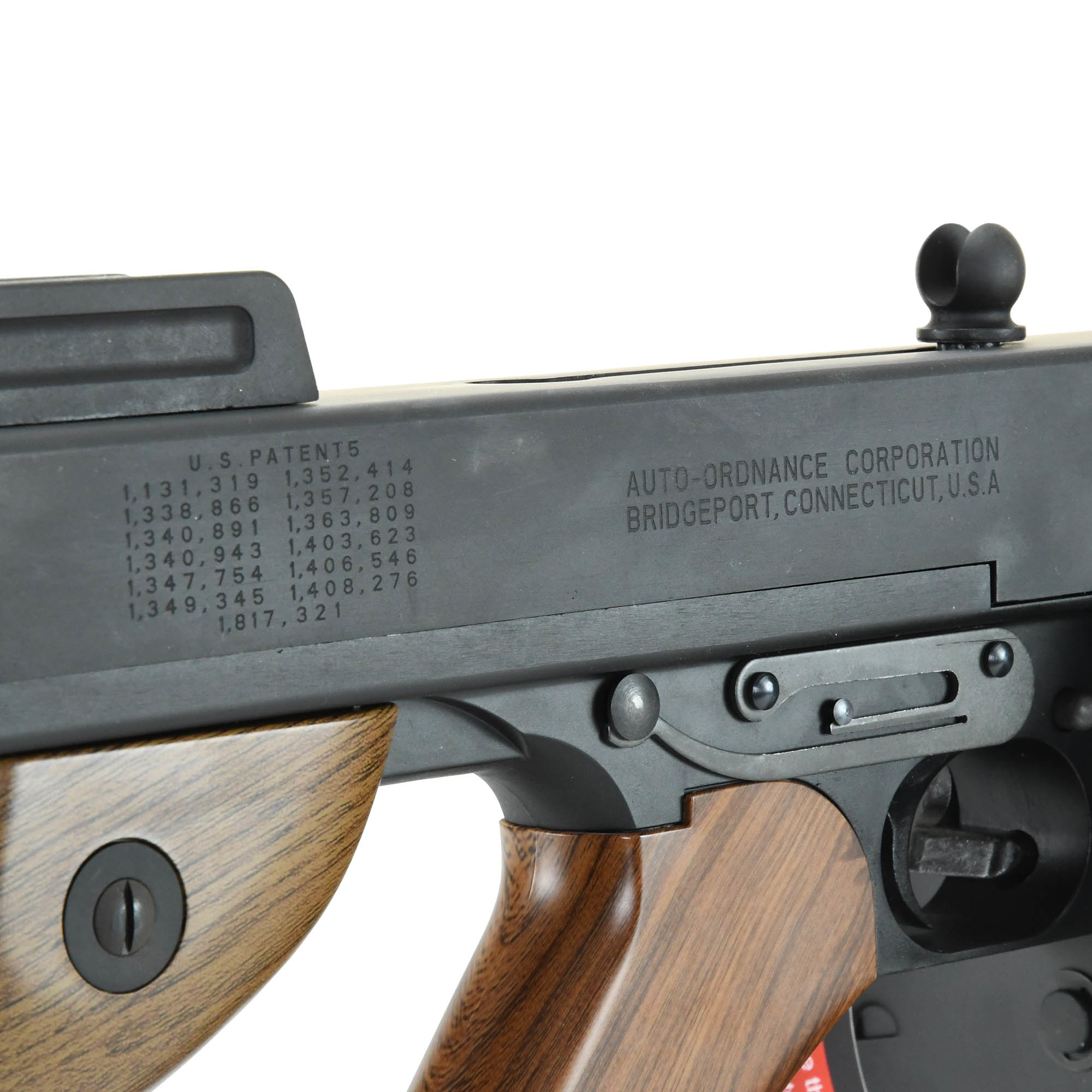 King Arms Thompson M1928 AEG 1,49 Joule - BK/aspect bois