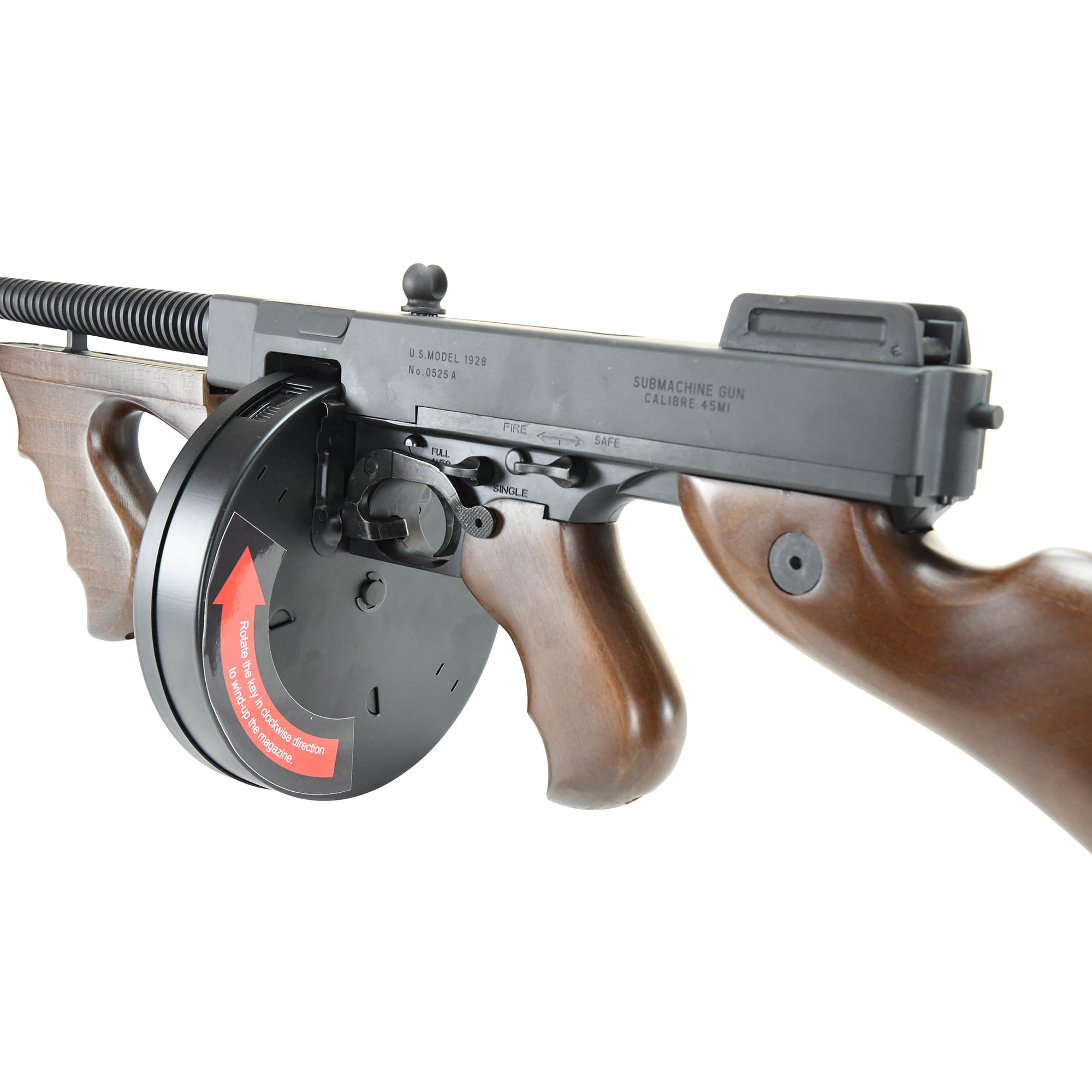 King Arms Thompson M1928 AEG  1.49 Joule - Echtholz