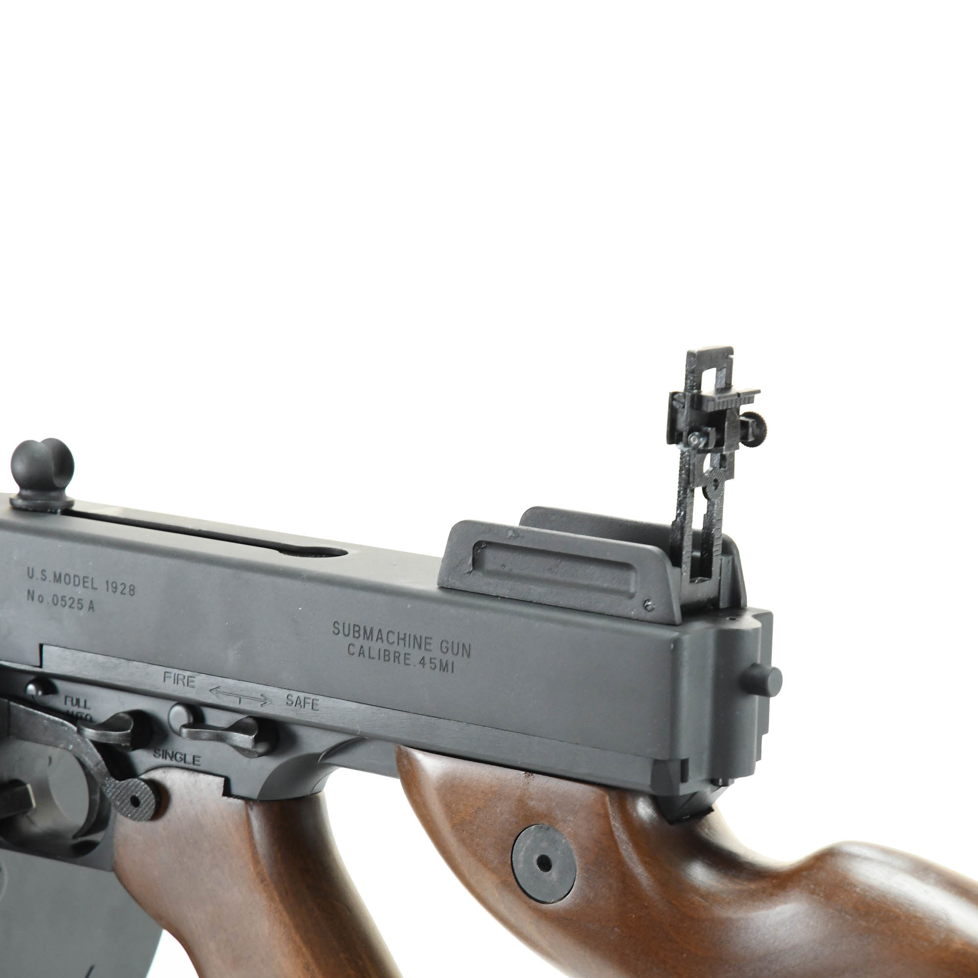 King Arms Thompson M1928 AEG  1.49 Joule - Echtholz