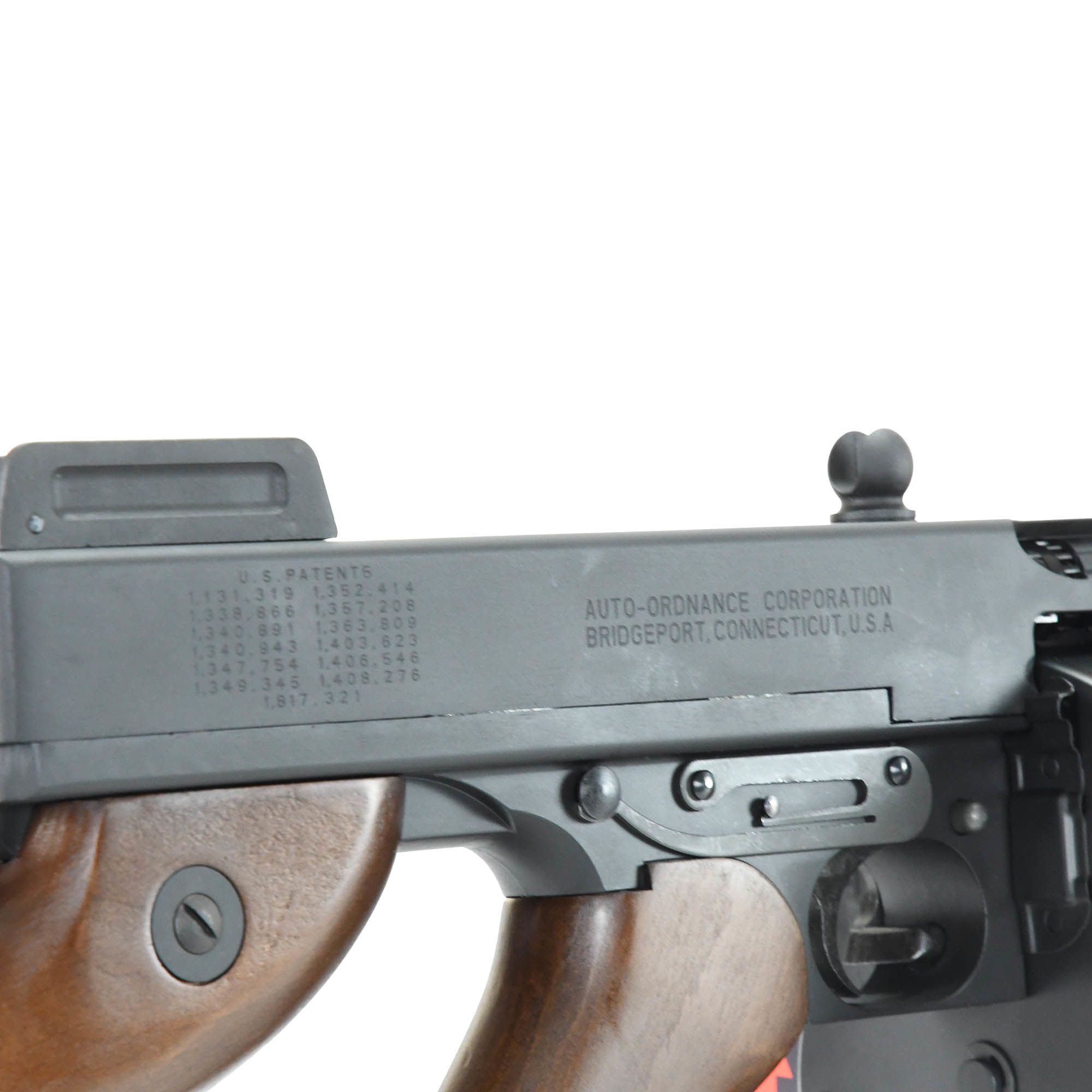 King Arms Thompson M1928 AEG 1.49 Joule - madeira verdadeira