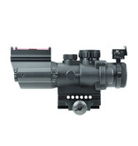 JJ Airsoft 4x32 Tactical scope illuminated with laser - BK