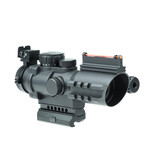 JJ Airsoft 4x32 Tactical scope illuminated with laser - BK