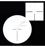 JJ Airsoft  4x32 ACOG Zielfernrohr Rotfaser beleuchtet- BK