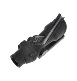 JJ Airsoft 4x32 ACOG Red Fiber Illuminated  - BK