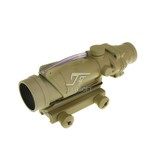 JJ Airsoft 4x32 ACOG Red Fiber Illuminated  - BK