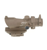 JJ Airsoft  4x32 ACOG Scope Style Red/Green Reticle- TAN