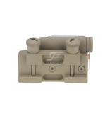 JJ Airsoft 1 × 38 Red Dot SRS Style con Killflash - TAN