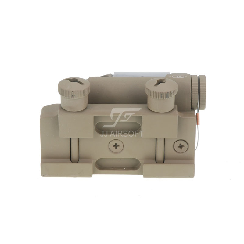 JJ Airsoft 1 × 38 Red Dot SRS Style com Killflash - TAN