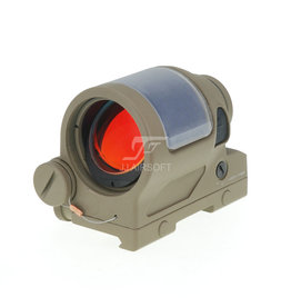 JJ Airsoft 1 × 38 Red Dot SRS Style con Killflash - TAN