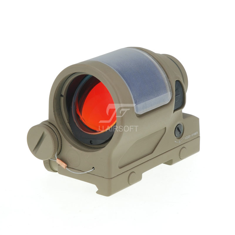 JJ Airsoft 1 × 38 Red Dot SRS Style con Killflash - TAN