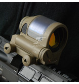 JJ Airsoft 1 × 38 Red Dot SRS Style avec Killflash - TAN