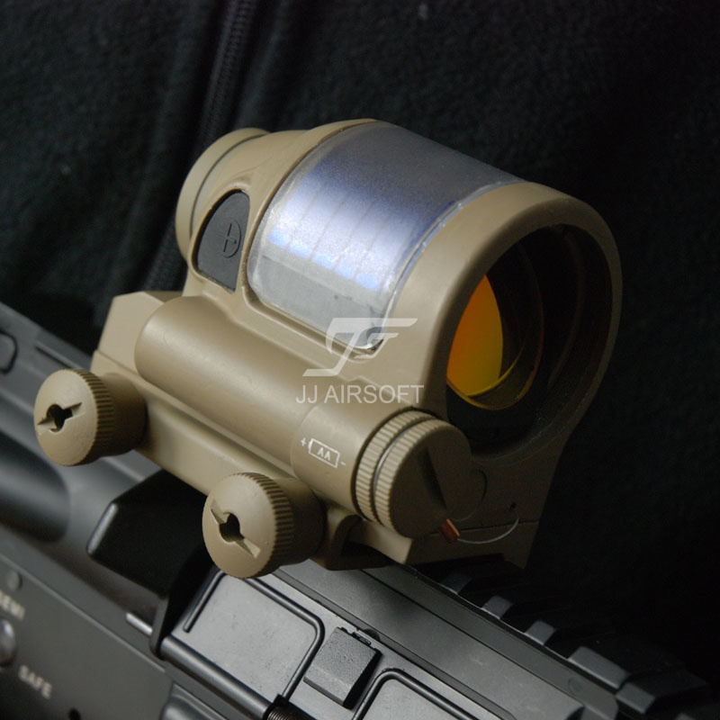 JJ Airsoft 1 × 38 Red Dot SRS Style with Killflash - TAN