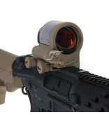 JJ Airsoft 1 × 38 Red Dot SRS Style con Killflash - TAN