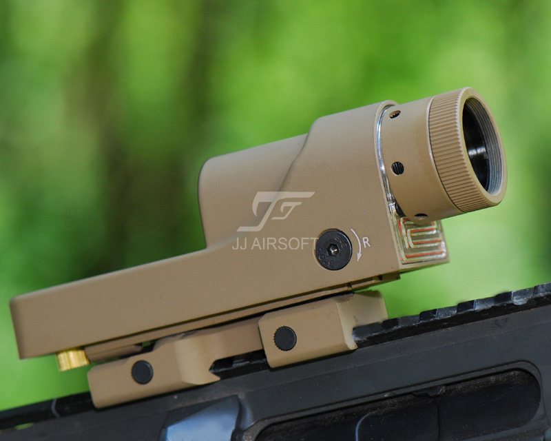 JJ Airsoft 1×24 Reflex Red Dot - TAN