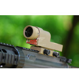 JJ Airsoft 1×24 Reflex Red Dot - TAN