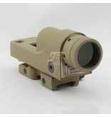 JJ Airsoft 1×24 Reflex Red Dot - TAN