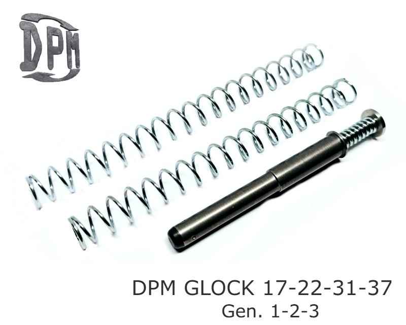 DPM Sistema de redução de recuo para GLOCK 17, 22, 31, 37 Gen 1-3