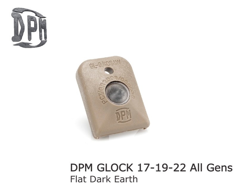 DPM Disjuntor de vidro da placa de piso de revista 9mm GLOCK 17-19-22 All Gens - Polymer
