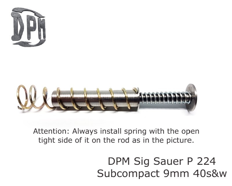 DPM Recoil reduction system for SIG P224 Subcombact