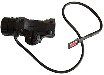 ICS Red Laser Sight Weaver - BK