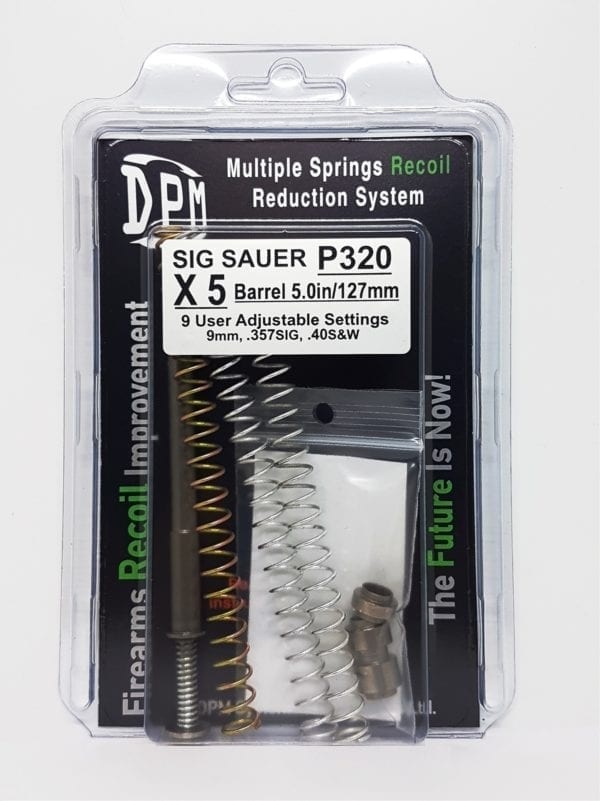 DPM Sistema di smorzamento del rinculo per canna SIG P320 X-Five da 127 mm