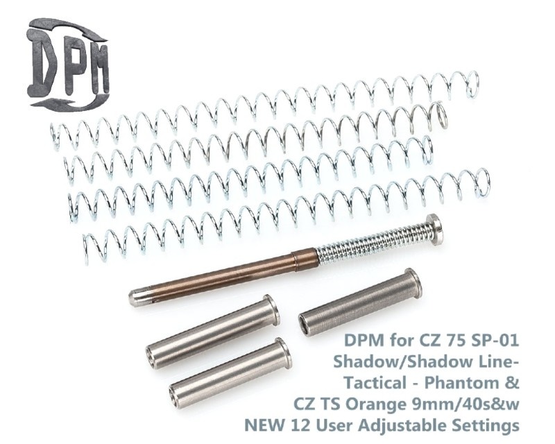 DPM Recoil reduction system for CZ 75 SP-01 with 12 settings