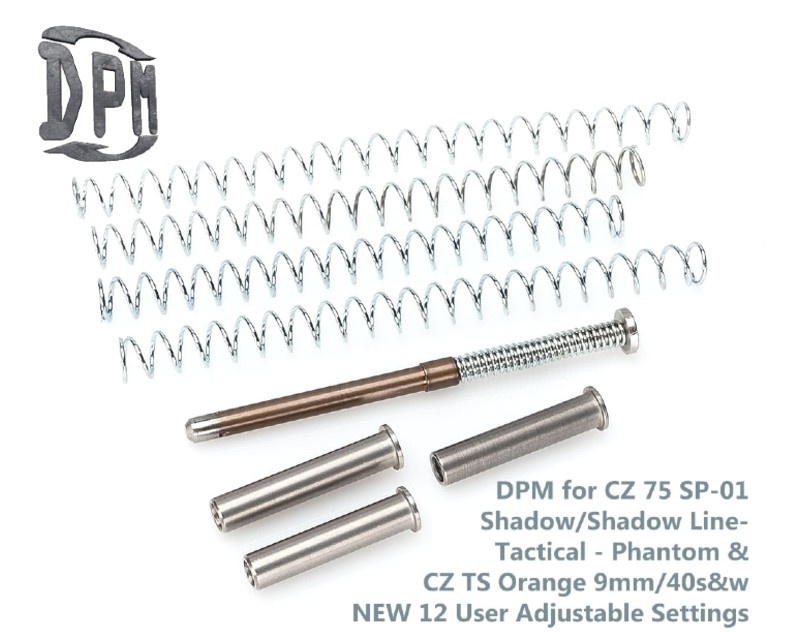 DPM Sistema de amortiguación de retroceso para CZ 75 SP-01 con 12 posiciones