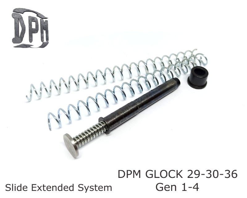 DPM Sistema di smorzamento del rinculo per GLOCK 29 GEN 1-4 Slide Extended System